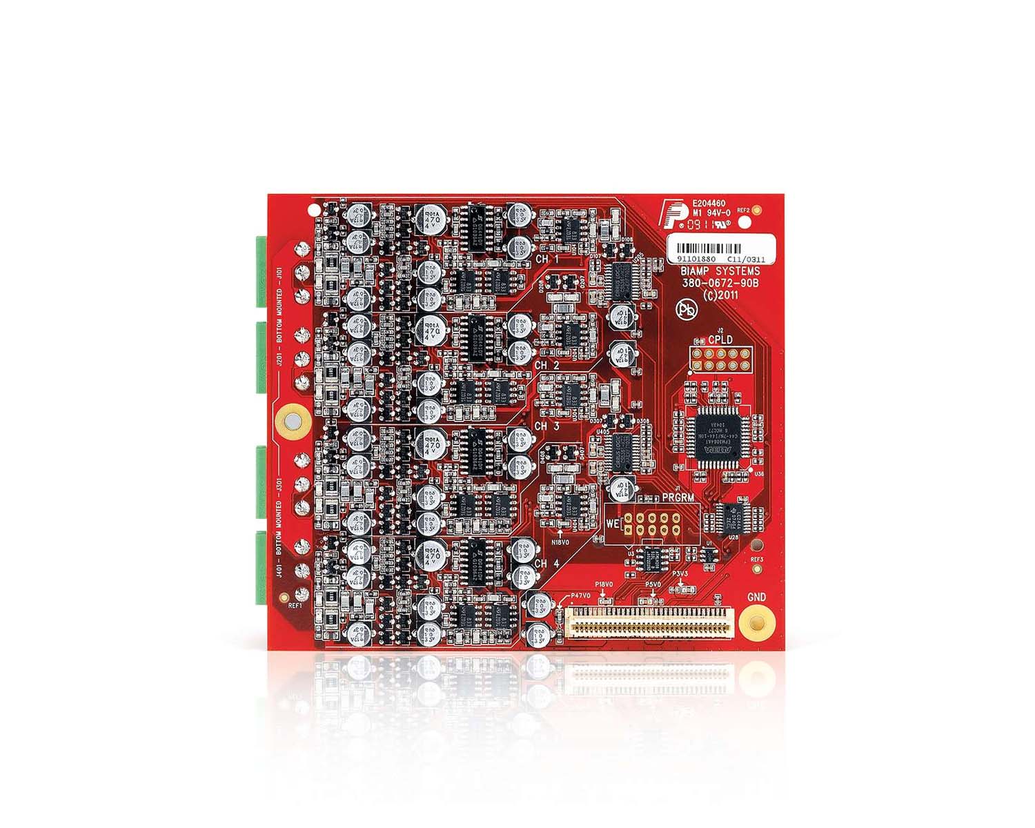 BIATSEIC4CK - Biamp Tesira EIC 4 Expander Card 4xMic or Line Input Card Kit Image 1