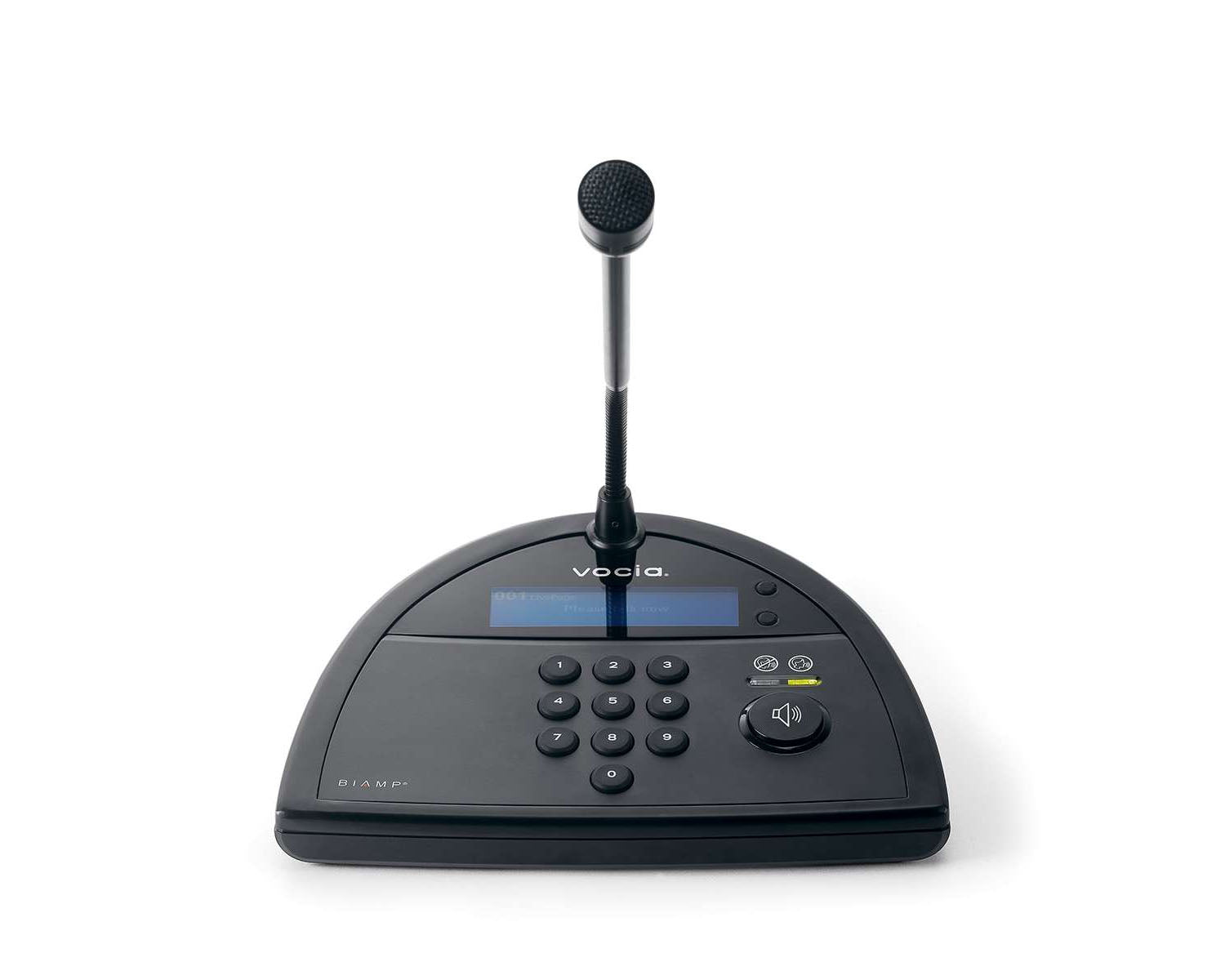 BIAVDS10 - Biamp Vocia DS 10 10 Button Desktop Paging Station Inc Gooseneck Mic Image 1