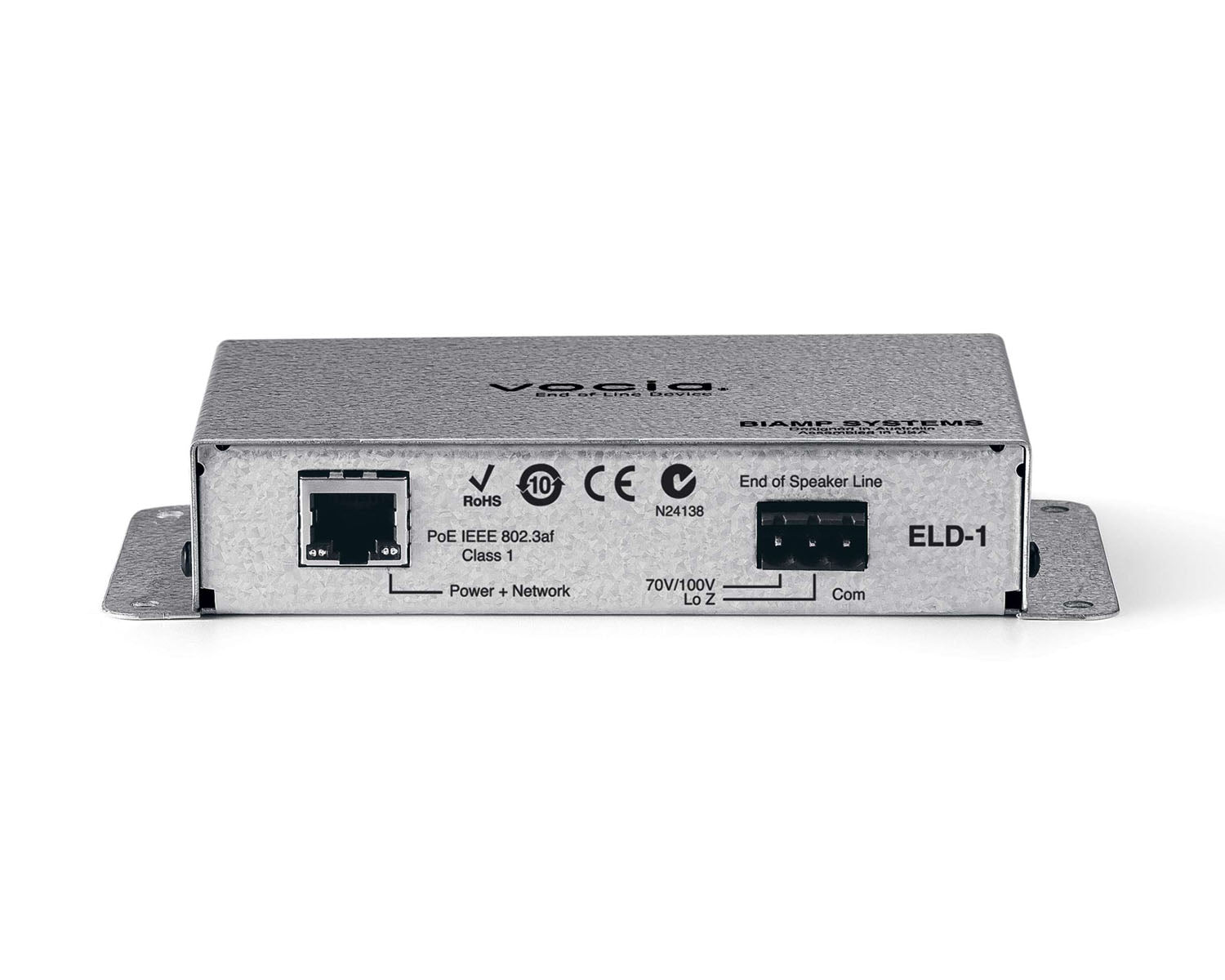 BIAVELD1 - Biamp Vocia ELD 1 Networked Safety Device for Voice Evac and Paging Image 1