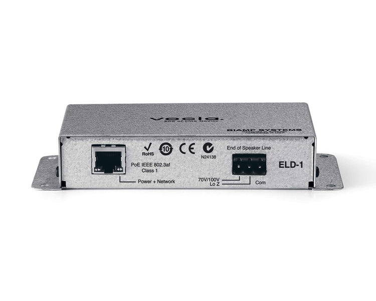 BIAVELD1 - Biamp Vocia ELD 1 Networked Safety Device for Voice Evac and Paging Image 1