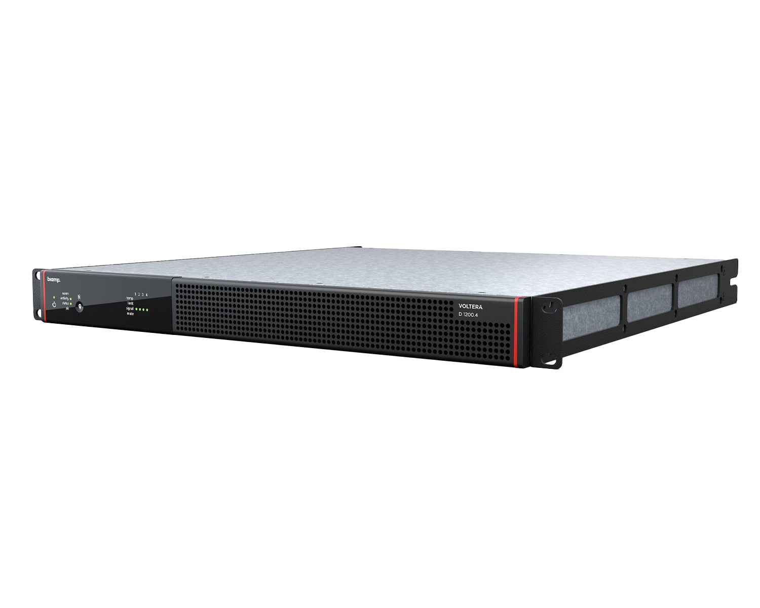 BIAVOLTD12004 - Biamp Voltera D 1200.4 Power Amplifier with DSP 4x300W 1U Image 3