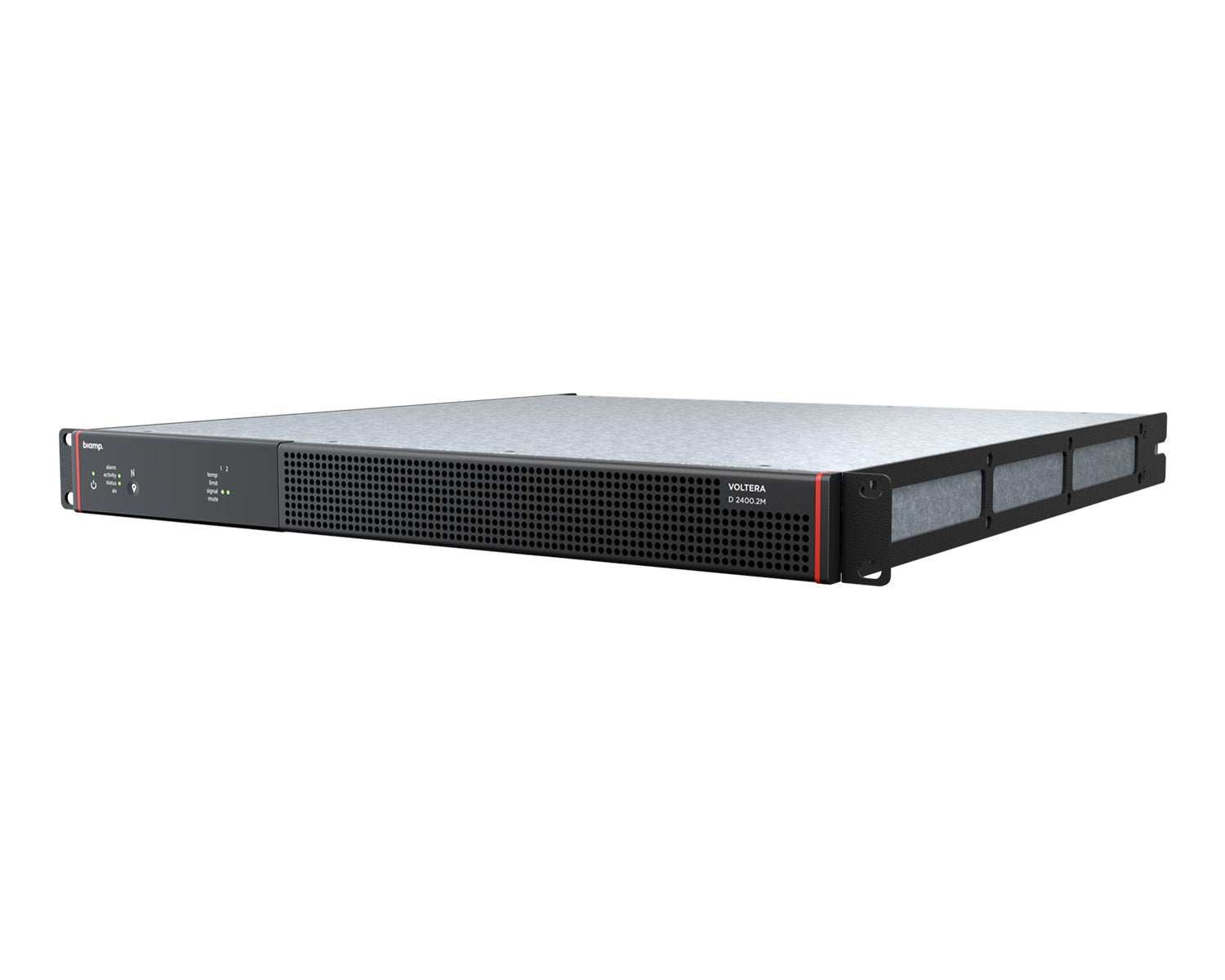 BIAVOLTD24002M - Biamp Voltera D 2400.2M Power Amplifier with DSP and Dante 2x1200W 1U Image 3