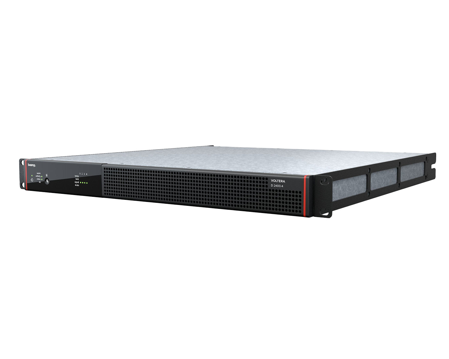 BIAVOLTD24004 - Biamp Voltera D 2400.4 Power Amplifier with DSP 4x600W 1U Image 3