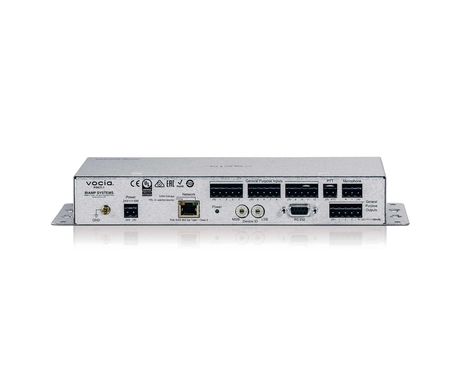 BIAVPSKIT1 - Biamp Vocia PSKIT 1 Paging Station Kit to Connect Thrid Party Equipment Image 1