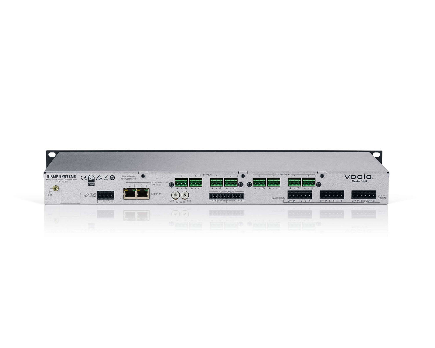 BIAVVI8 - Biamp Vocia VI 8 8 Channel Paging Network Audio Input Expander Image 2