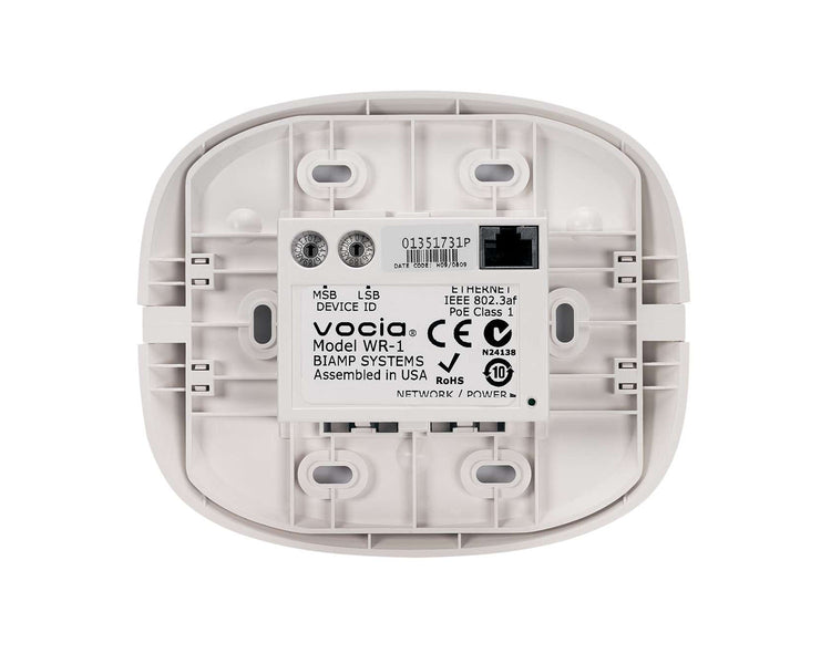 BIAVWR1 - Biamp Vocia WR 1 Networked Wall Remote for Background Music Zones Image 2