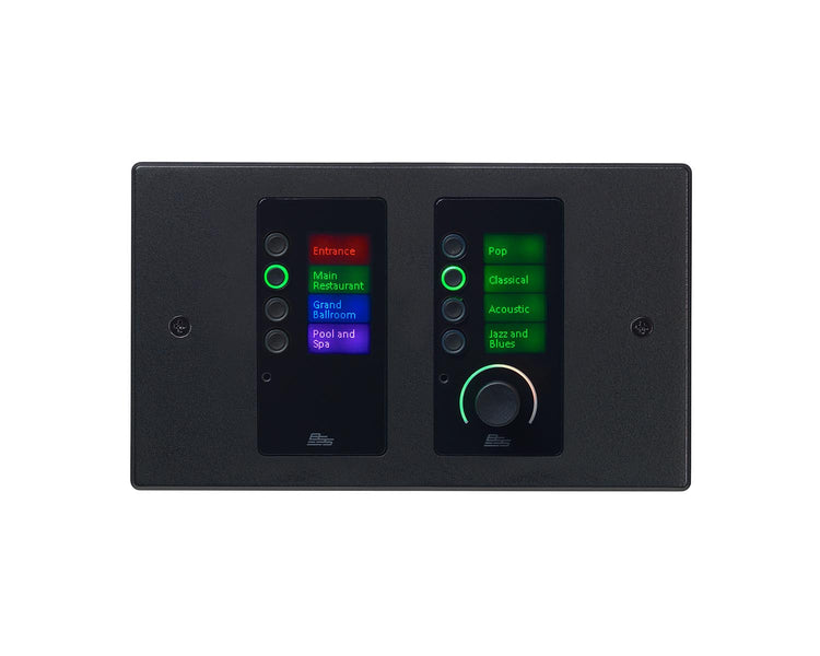 BSSEC8BVB - BSS EC 8BV Ethernet 8 Button Controller and Volume Control Black Image 1