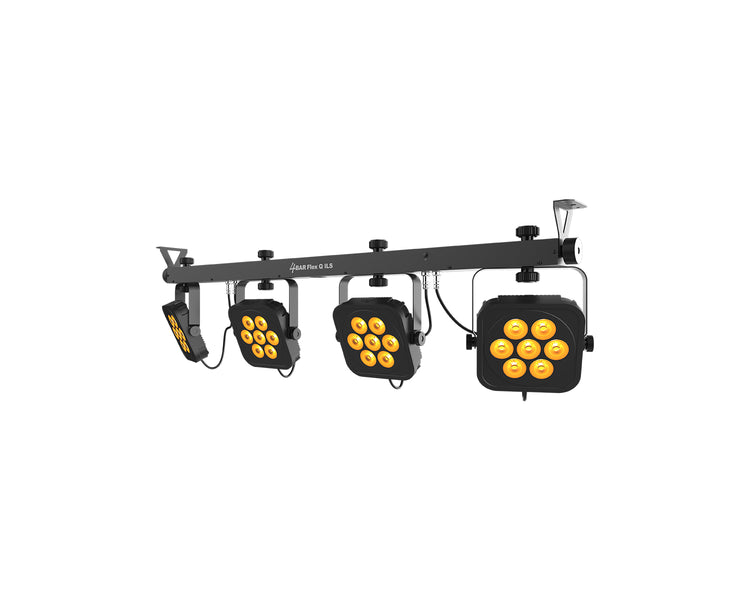 CHA4BFQILS - CHAUVET DJ 4BAR Flex Q ILS 4 Head Wash with Footswitch 28x3.5W RGBA LEDs Image 4