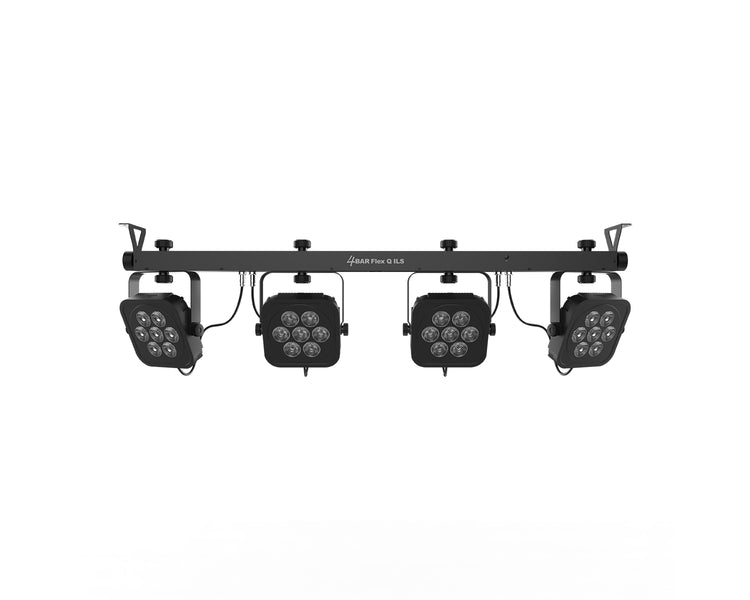 CHA4BFQILS - CHAUVET DJ 4BAR Flex Q ILS 4 Head Wash with Footswitch 28x3.5W RGBA LEDs Image 5