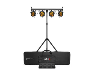 CHA4BQILS - CHAUVET DJ 4BAR Quad ILS 4 Head Wash Tripod 144 R or 144 G or 144 B (432) LEDs Image 1