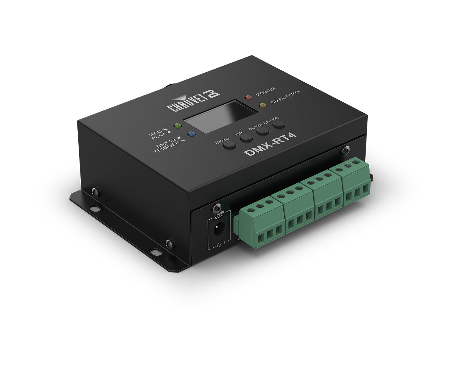 CHADMXRT4 - CHAUVET DJ DMX RT4 Recording and Playback Device with 4 x Triggers Image 1