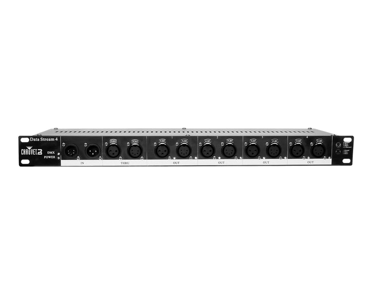 CHADMXS - CHAUVET DJ Data Stream 4 DMX Splitter 4 Way Rack Mount 1U Image 1