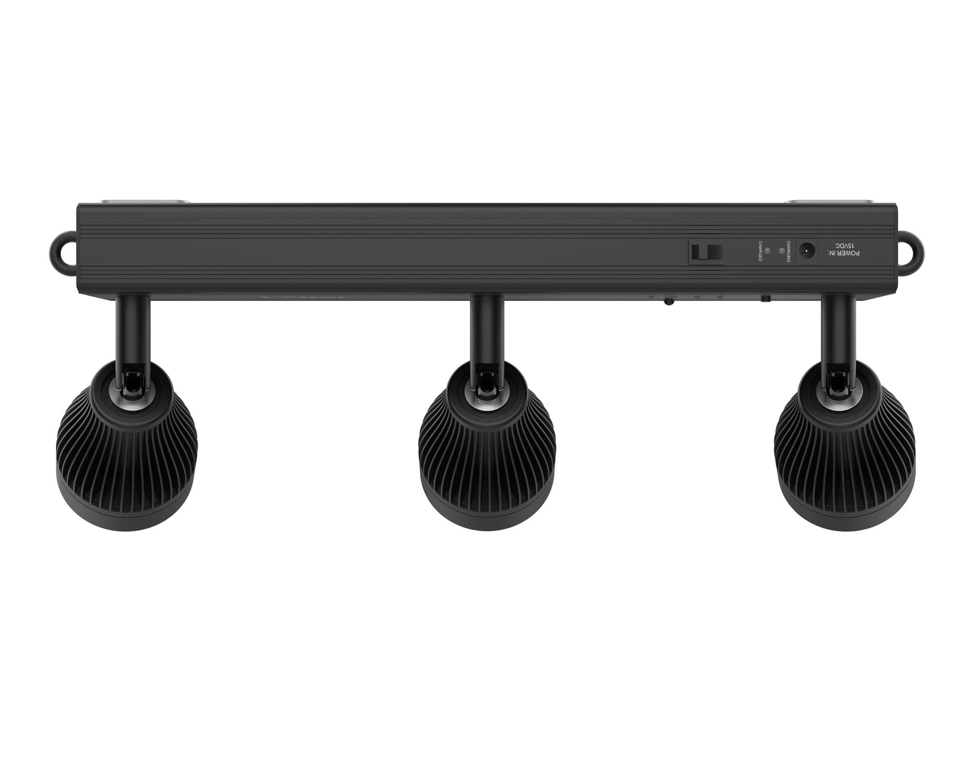 CHAEZBAR - CHAUVET DJ EZBAR Battery Powered Bar 3x5W WW LED Pin Spots Inc IRC6 Image 4