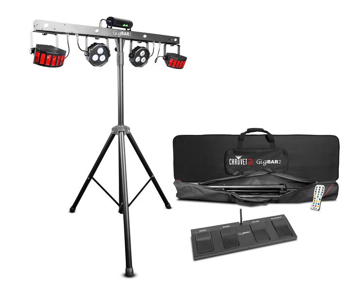 CHAGB2 - CHAUVET DJ GigBAR2 IRC Multi Effects Lighting Bar with D Fi Remote Image 1
