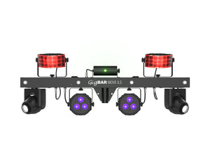 CHAGBMILS - CHAUVET DJ GigBAR Move ILS 5in1 Lighting Bar Mover or Derby or Wash or Laser or Strobe Image 3