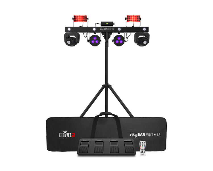CHAGBMPILS - CHAUVET DJ GigBAR Move and ILS 5in1 Lighting Bar Mover or Derby or Wash or Laser or Strobe Image 1