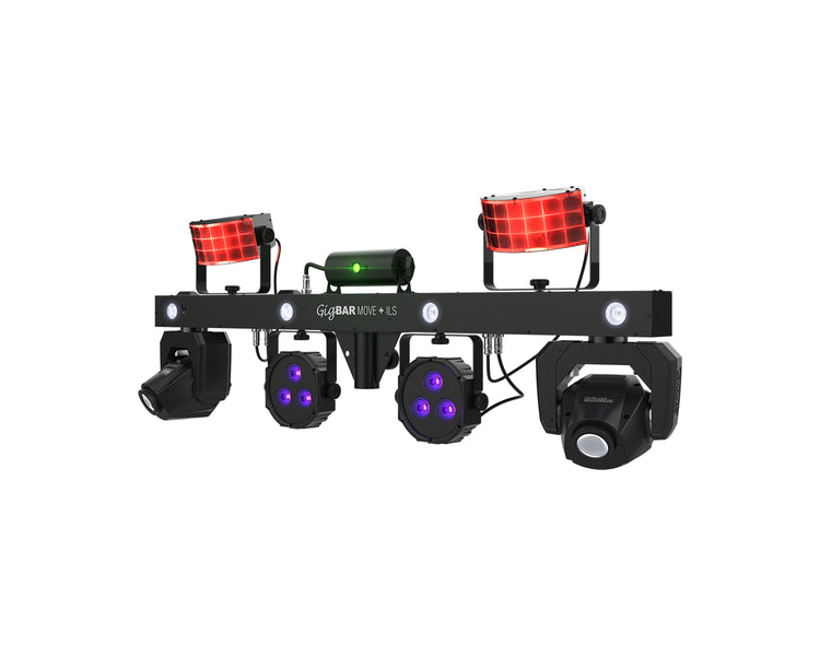 CHAGBMPILS - CHAUVET DJ GigBAR Move and ILS 5in1 Lighting Bar Mover or Derby or Wash or Laser or Strobe Image 4
