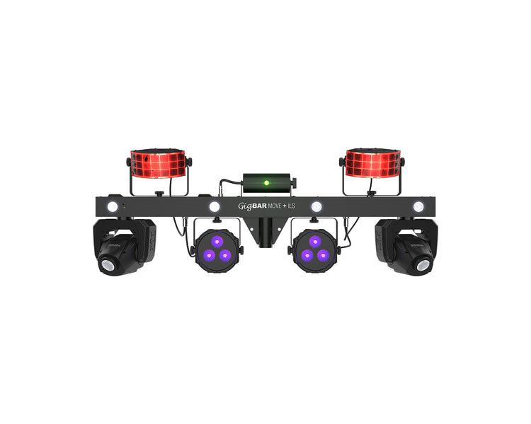 CHAGBMPILS - CHAUVET DJ GigBAR Move and ILS 5in1 Lighting Bar Mover or Derby or Wash or Laser or Strobe Image 5