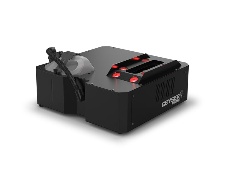 CHAGEYSERM - CHAUVET DJ Geyser Move RGBAUV DMX LED Motorised Vertical Fogger Image 3