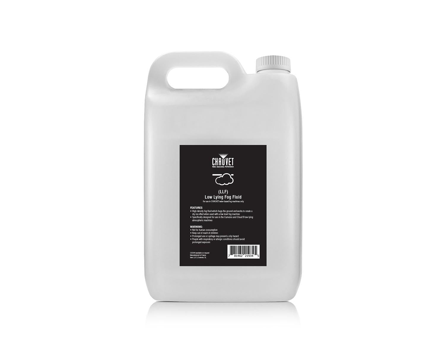 CHALLF5X4 - CHAUVET DJ LLF5 BOX OF 4 x 5L Low Lying Fog Fluid for Cloud 9 or Cumulus Image 2
