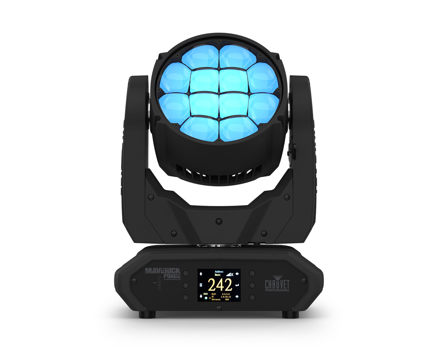 CHAMF2BW - CHAUVET Professional Maverick Force 2 BeamWash 12x RGBW 45W LEDs and 3.7 44.1degree Zoom Image 2