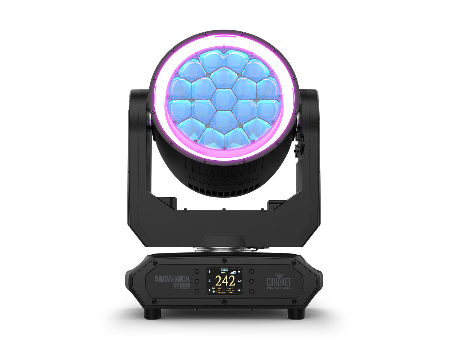 CHAMS2BW - CHAUVET Professional Maverick Storm 2 BeamWash 19x RGBW LED or RGB Ring and Zoom IP65 Image 2