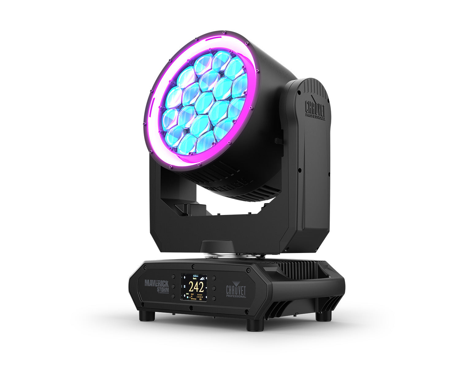 CHAMS2BW - CHAUVET Professional Maverick Storm 2 BeamWash 19x RGBW LED or RGB Ring and Zoom IP65 Image 3