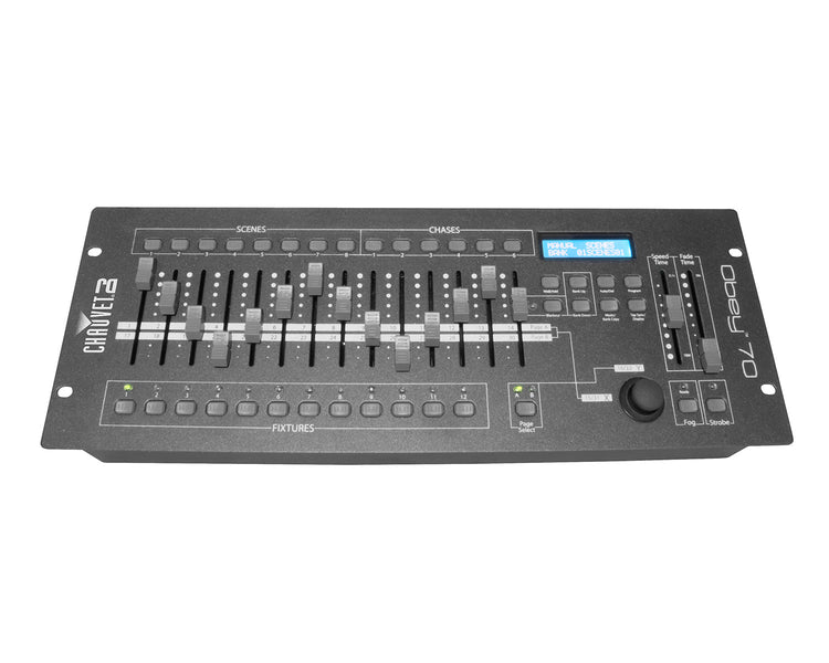 CHAO70 - CHAUVET DJ Obey 70 DMX Controller 384 Channels or 12 32 Channel 4U Image 1