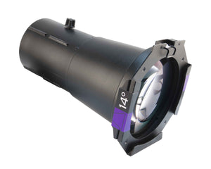 CHAOEHDB14 - CHAUVET Professional OHDLENS14 Ovation Ellipsoidal 14degree HD Lens Tube Black Image 1