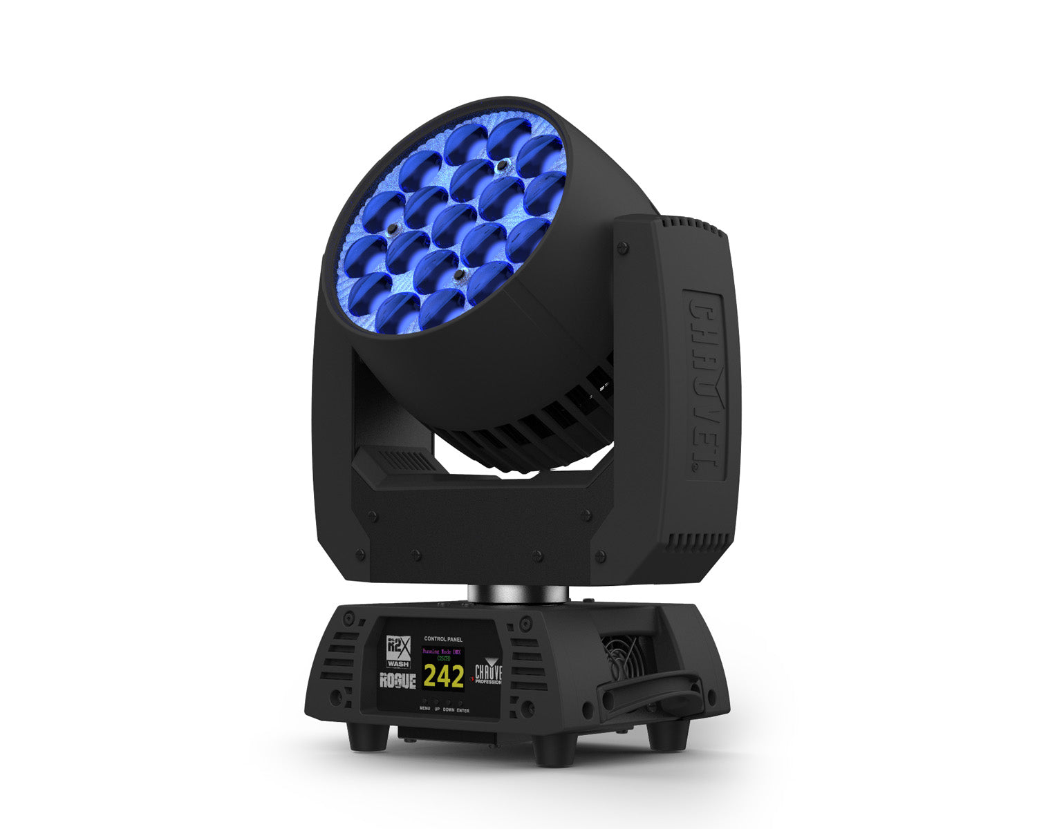 CHARR2XW - CHAUVET Professional Rogue R2X Wash Moving Head with 19x RGBW 25W LED IP20 Image 3