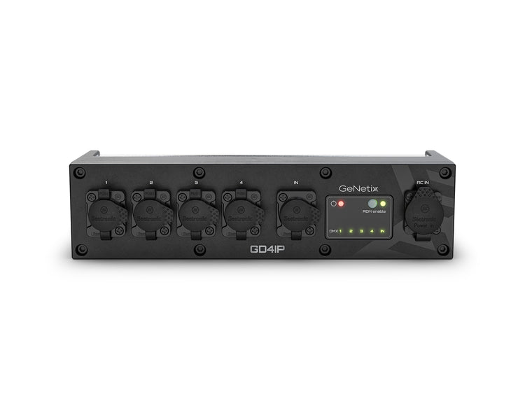 CHSGD4IP - ChamSys GeNetix GD4IP 4 Port DMX Splitter 1 DMX In or 4 DMX Out IP65 Image 2