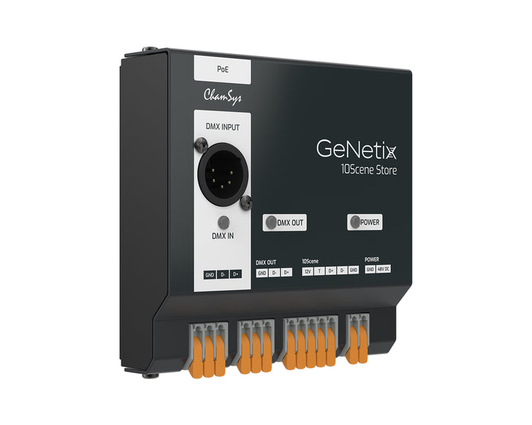 CHSGN10SS - ChamSys GeNetix 10Scene Store 1 Universe Playback Device DIN Rail Mount Image 1