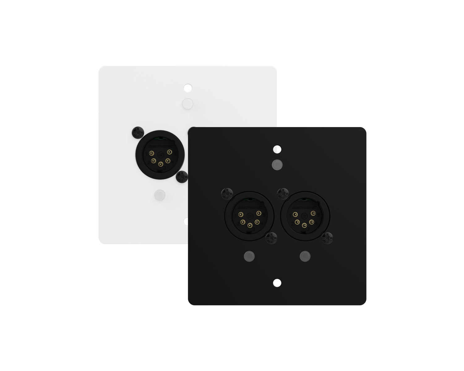 CHSGW21EU - ChamSys GeNetix GW2I PoE Wall Mount Node 2x DMX In Ports EU Backbox Image 1