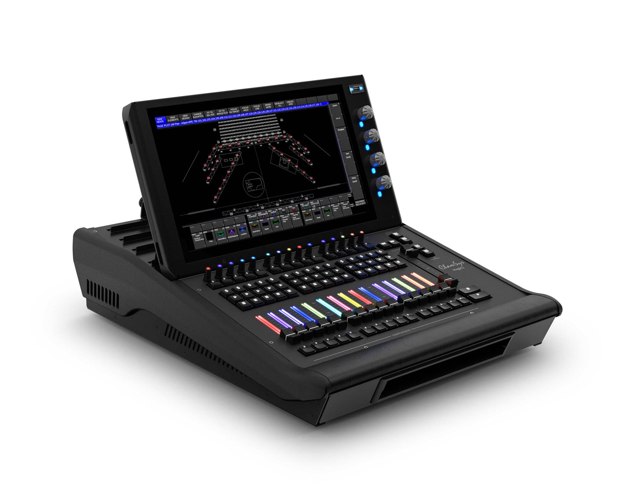 CHSMQ500MSW - ChamSys MagicQ MQ500M Stadium Wing Console for 30 Extra Playbacks Image 3