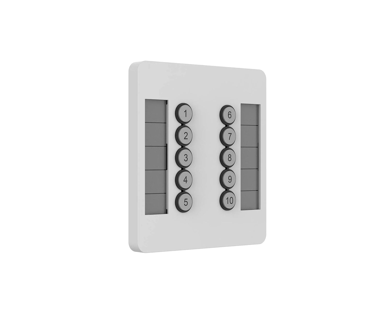 CHSSSWPEU - ChamSys GeNetix 10Scene Wall Plate Dual Pack 2xBlk or 2xWht Faceplates EU Image 2
