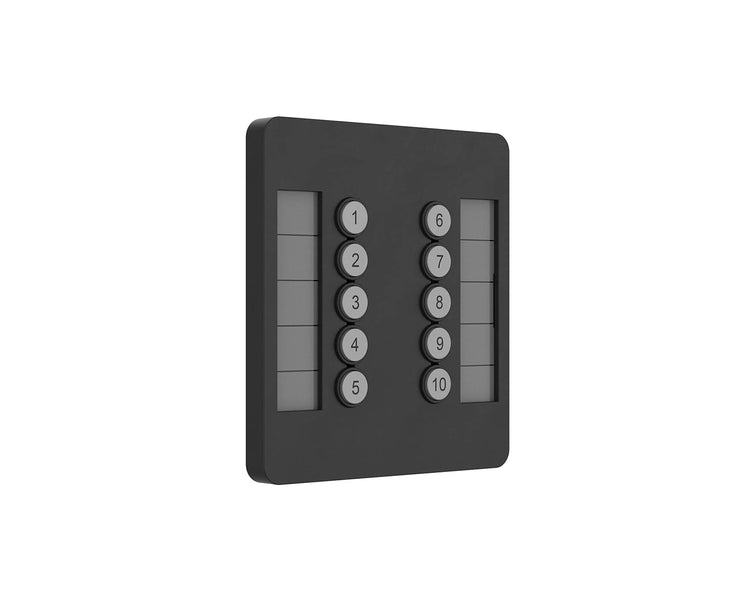 CHSSSWPEU - ChamSys GeNetix 10Scene Wall Plate Dual Pack 2xBlk or 2xWht Faceplates EU Image 3