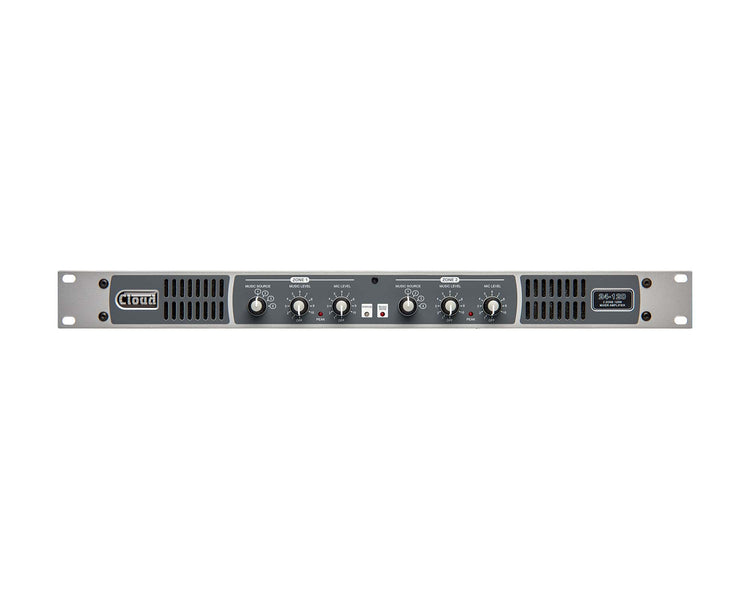 CLO24120 - Cloud 24 120 2 Zone Mixer Amplifier 5 Input 2x120W 4 or 8ohm 100V RS232 1U Image 1