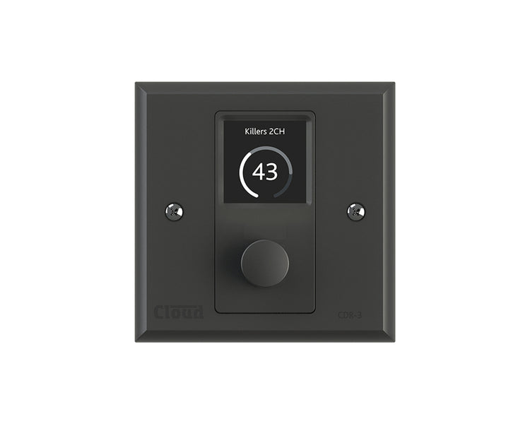 CLOCDR3B - Cloud CDR 3B Ethernet Digital Wall Plate Controller for CXA Black Image 1