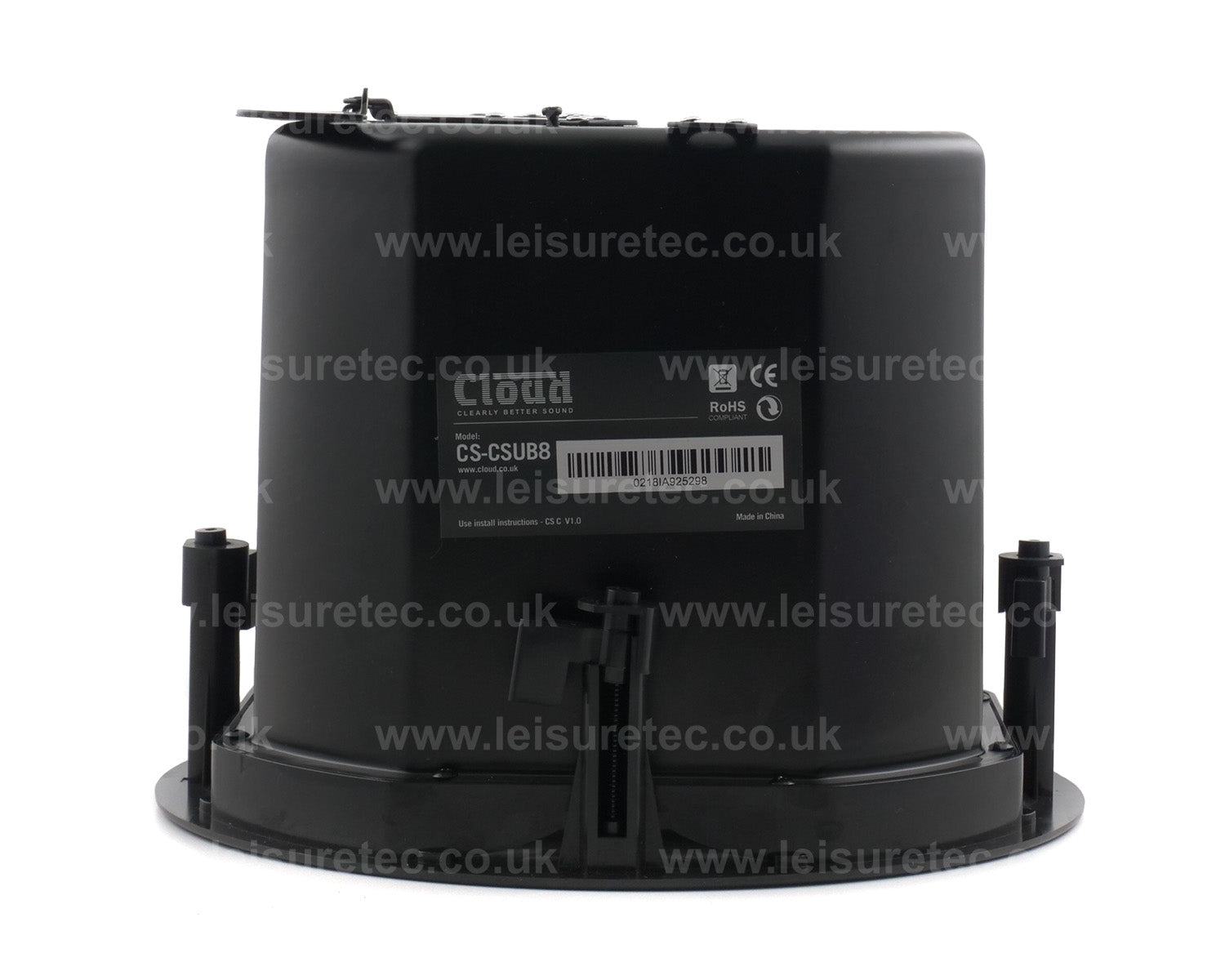 CLOCSCSUB8W - Cloud CS CSUB8W White 8inch In Ceiling Metal Enclosed Subwoofer 100V or 4ohm Image 7