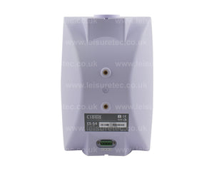CLOCSS4W - Cloud CS S4W 4inch 2 Way Wall Speaker with U Bracket 100V or 16ohm IP55 White Image 4