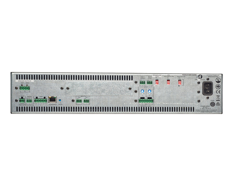 CLOCVA2500 - Cloud CVA2500 Energy Efficient Power Amp with DSP 2x500W LowZ or 100V 2U Image 2