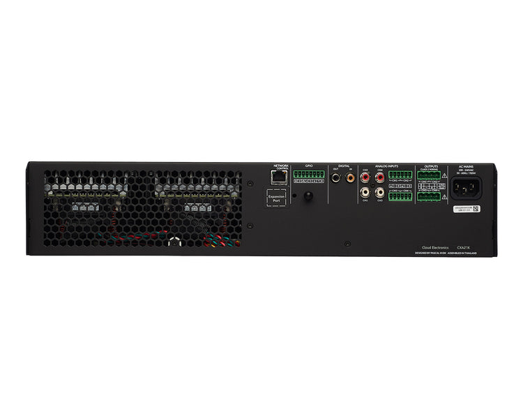 CLOCXA21KEK - Cloud CXA21K Digital Amp 2x1000W(100V) 4x500W (LowZ) DSP or Ethernet 2U Image 2