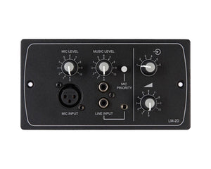CLOLM2B - Cloud LM 2B Line or Mic or Remote Active Input Plate (use RJ45 and FPA 1) Black Image 1
