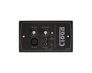 CLOLM2XB - Cloud LM 2XB Line or Mic or Remote Active Input Plate (use RJ45 and FPA 1) Black Image 1