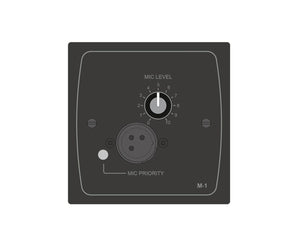 CLOM1B - Cloud M 1B Active Microphone Input and Volume Lvl Plate (use FPA 1) Black Image 1