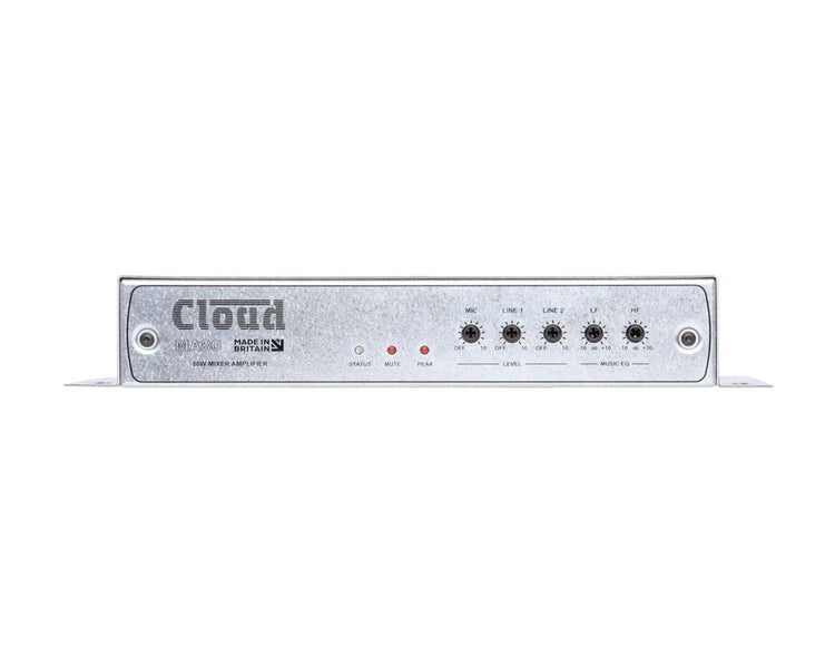 CLOMA80 - Cloud MA80 Energy Star Mini Amplifier 2 Line and 1 Mic Input 80W @ 4ohm Image 1