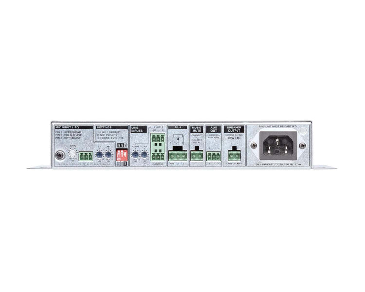 CLOMA80 - Cloud MA80 Energy Star Mini Amplifier 2 Line and 1 Mic Input 80W @ 4ohm Image 2