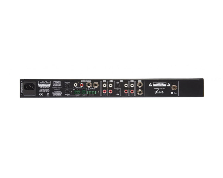 CLOMX141M - Cloud Contractor MX141M Media Mixer 4 Line 1 Mic In 1 Out FM and Bluetooth 1U Image 2