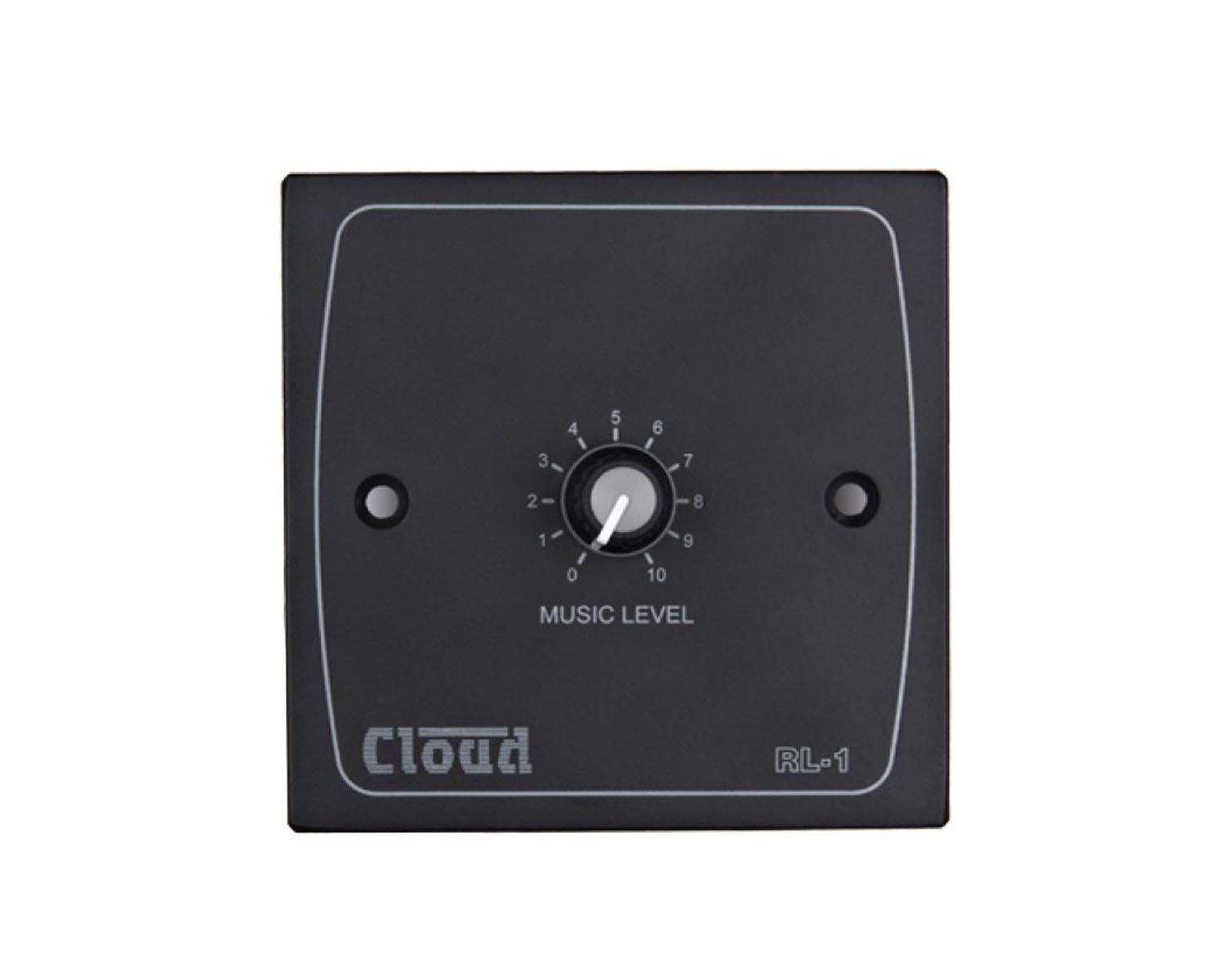 CLORL1B - Cloud RL 1B Remote Volume Level Control Plate (Single Channel) Black Image 1