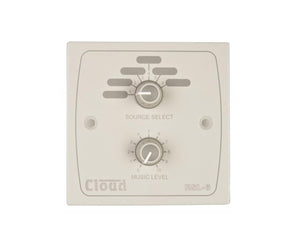CLORSL6W - Cloud RSL 6W Remote 6 Source or Volume Level Select Wall Plate White Image 1